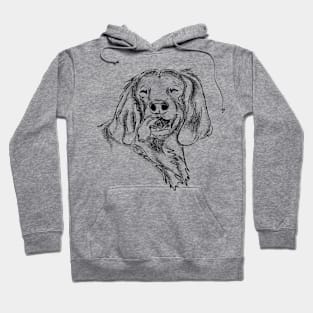 Happy Gordon Setter, sketch Hoodie